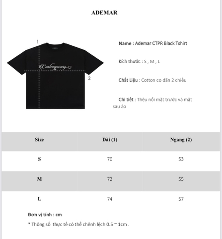 Ademar CTPR Black Tshirt