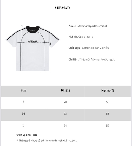 Ademar Sportless Tshirt