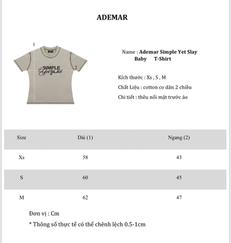 Ademar Simple Yet Slay Baby T-Shirt