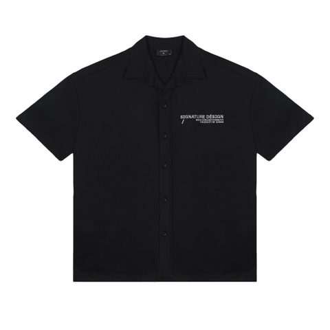 Ademar Black Shortsleeve Shirt