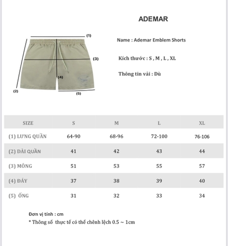 Ademar Emblem Shorts