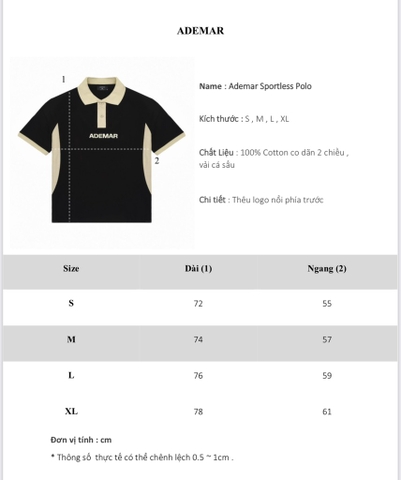 Ademar Sportless Polo