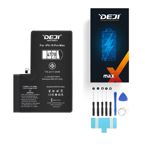 Pin iPhone 15 Pro Max Dung lượng cao 4770mAh Deji