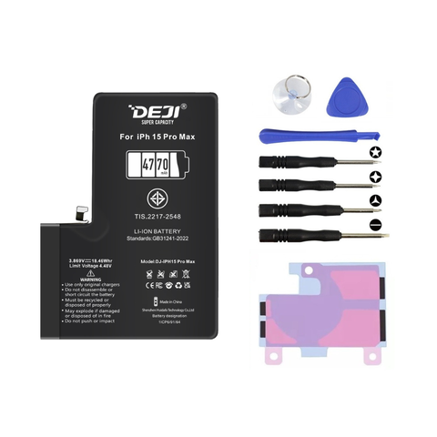 Pin iPhone 15 Pro Max Dung lượng cao 4770mAh Deji