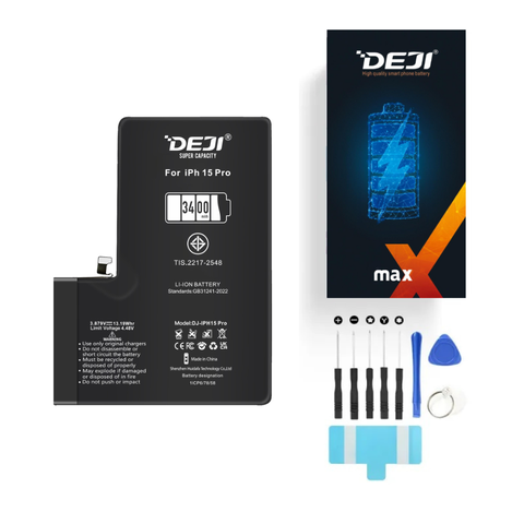 Pin iPhone 15 Pro Dung lượng cao 3400mAh Deji