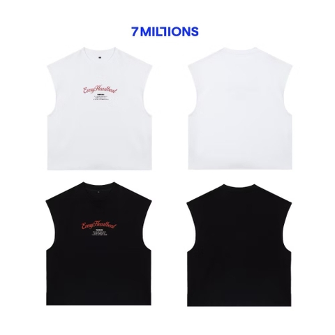 Tanktop 7M Đen / Trắng