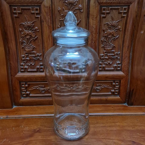 Bình Ngâm Rượu Sâm Thủy Tinh loại 6 lít, 10 lít và 15 lít Có Vòi và Không Vòi