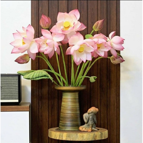 Bình cắm hoa dáng phình búp bê cao 30cm