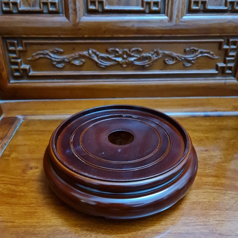 Đế gỗ bình ngâm rượu Thuỷ tinh dáng trụ rồng có vòi, không vòi 6L, 8L, 10L, 12L, 15L