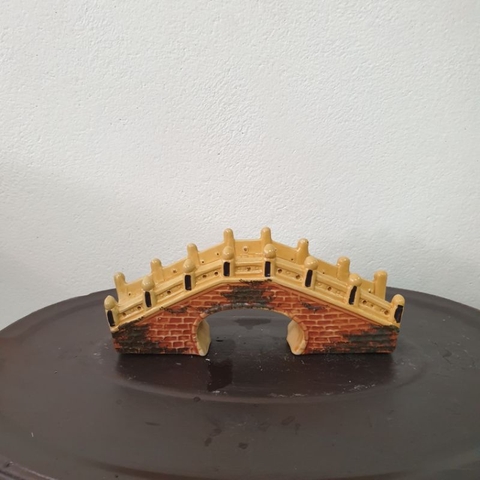 Cầu gỗ - Phụ kiện trang trí tiểu cảnh, bể cá, hòn non bộ, sân vườn