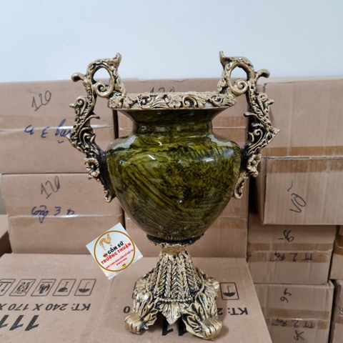 Bình hoa Composite( mẫu vò)⚡BAO BỂ VỠ⚡️ H38cm