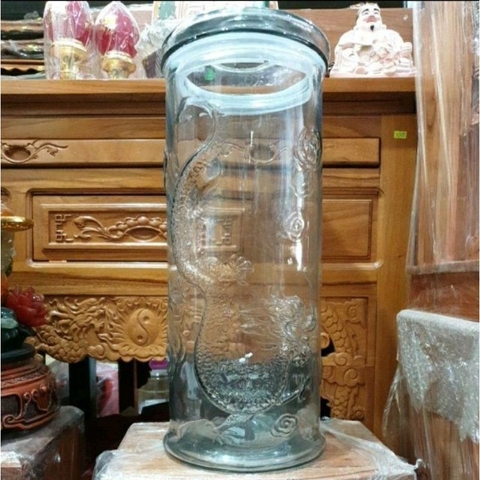 Bình Thủy Tinh Ngâm Rươu 19 Lít (Thể tích thực 15.5 Lít) Có Vòi, Không Vòi * BAO BỂ VỠ *