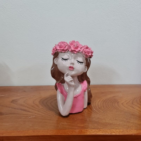 Bình hoa cô gái Lọ hoa cô gái Decor ⚡️BAO BỂ VỠ⚡️Bình cắm bông Chậu trồng cây trang trí xinh xắn