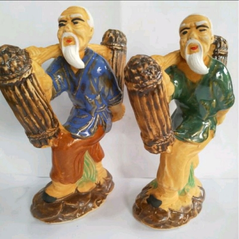 TIỀU PHU GÁNH CỦI SIZE 12CM