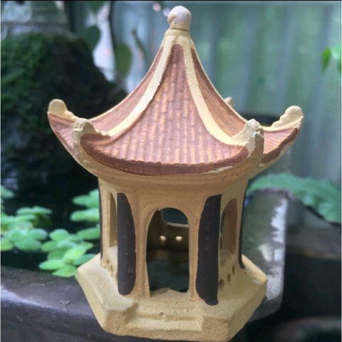 Ngôi Nhà Vàng ( size nhỏ) Trang Trí Hòn Non Bộ-Bể Cá,Hồ Cá