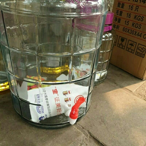 Bình Ngâm Rượu Thủy Tinh 2 lít, 3 Lít, 5 Lít Quai Xách