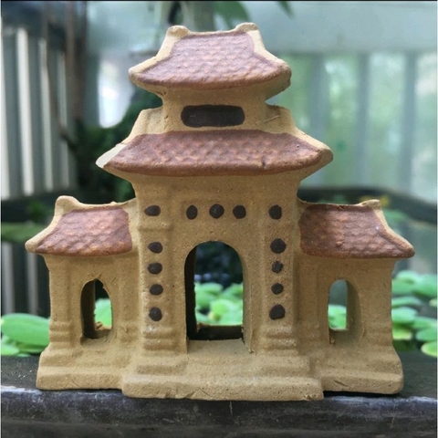 Cổng Chùa Trang Mini, Cổng Tam Quan Mini Trí Hồ Cá, Hòn Non Bộ