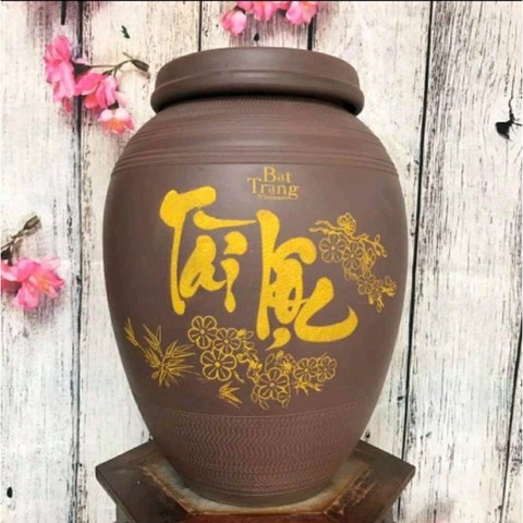 Chum sành ngâm rượu 10L - Bát Tràng