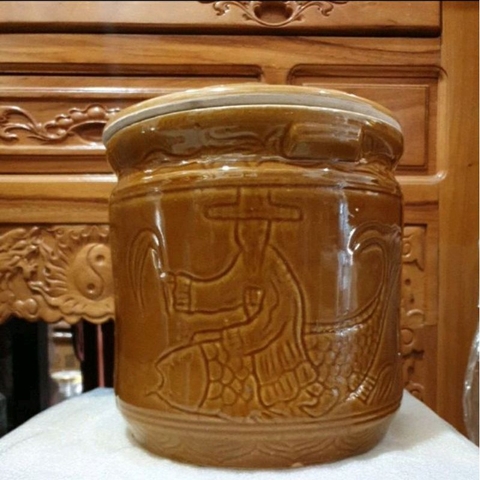 Hũ đựng gạo Bát Tràng Việt Nam đựng 8kg gạo