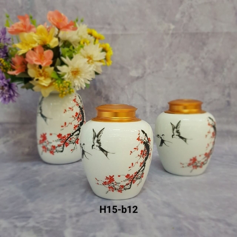 Lọ đựng chè bằng sứ
