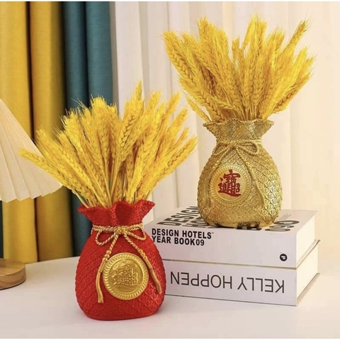 Bình Thần Tài composite 💯BAO BỂ VỠ💯 cao H15cmxR12cm