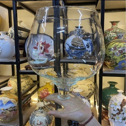 Bể Cá Thủy Tinh Hình Cái Ly *BAO BỂ VỠ*