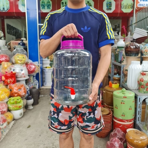 Bình Ngâm Rượu Thủy Tinh 2 lít, 3 lít, 5 lít, 8 lít, 10 lít, 12 lít, 16 lít, 20 lít Quai Xách