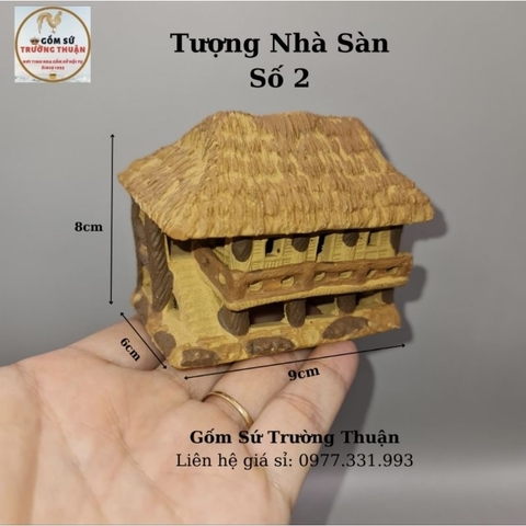 Tượng Nhà Sàn Trang Trí Bể Cá, Hòn Nam Bộ ⚡️FREE SHIP, BAO BỂ VỠ⚡️