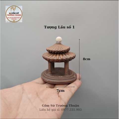 Ngôi Nhà Nâu Tròn Trang Trí Hồ Cá,Bể Cá-Hòn Non Bộ.