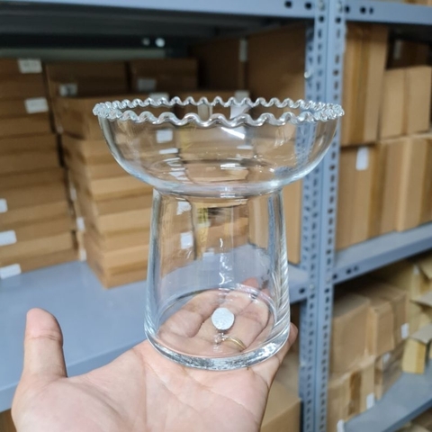 Ly đựng phật thủ, lọ thủy tinh trồng cây nuôi cá nha đam thủy canh,15cm x 15cm ⚡️BAO BỂ VỠ⚡️