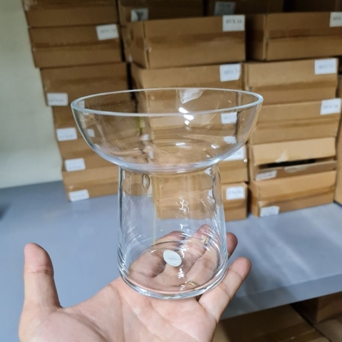 Ly thủy tinh đựng phật thủ, trồng cây thủy sinh