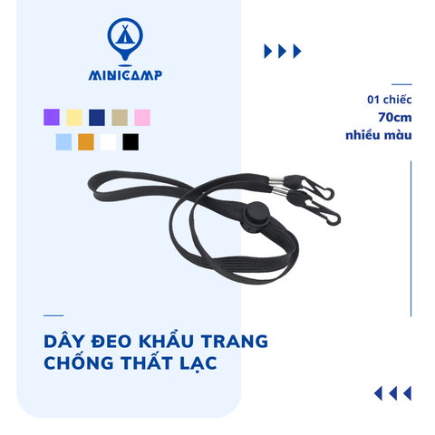 Dây đeo khẩu trang, chống thất lạc (MINICAMP)