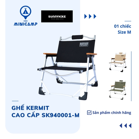 Ghế Kermit hợp kim nhôm cao cấp dã ngoại, camping, quán cà phê SK940001-M (SUNNYHIKE) | size M