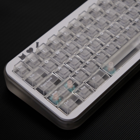 Bộ keycap Aifei Matte Transparent White (Cherry Profile / ABS)