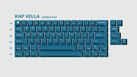 Bộ keycap KAP Vella (Cherry profile / PBT Double-shot)