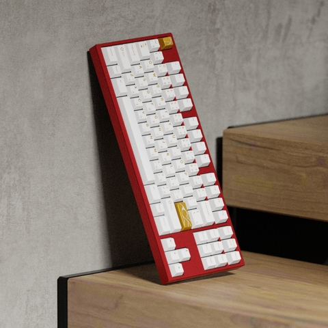 [GB] Bộ keycap Keykobo Kintsugi Shiro (Cherry profile / ABS Double-shot)