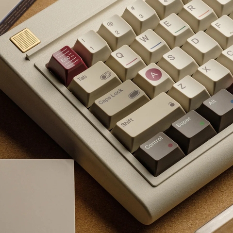 Bộ keycap 80Retros Game 1989 Warm Gray (Cherry profile / ABS)