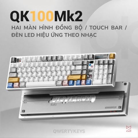 [Pre-order] QK100 MK2 keyboard (Prebuilt)