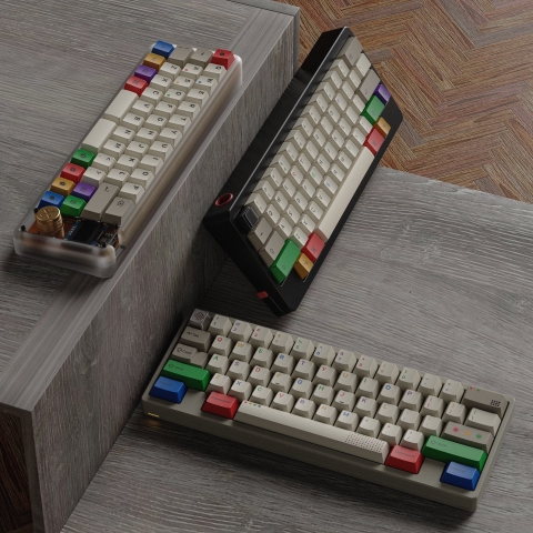 Bộ keycap KAP Retro Lights R2 (Cherry profile / PBT Double-shot)