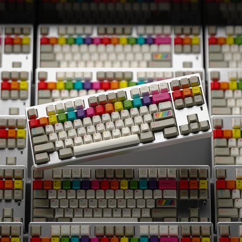 [GB] Bộ keycap SWG Rainbow Alert (Cherry profile / ABS Double-shot)