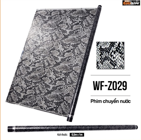 Film chuyển nước Samurai Kurobushi - DA RẮN WFZ029 (0.5x1m)