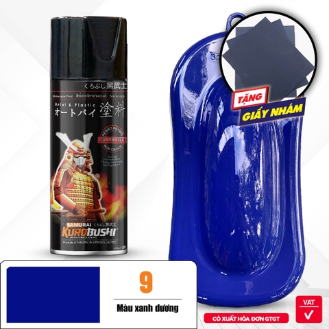 Sơn Samurai  - MÀU XANH DƯƠNG TRIVOLI 09 (400ml)