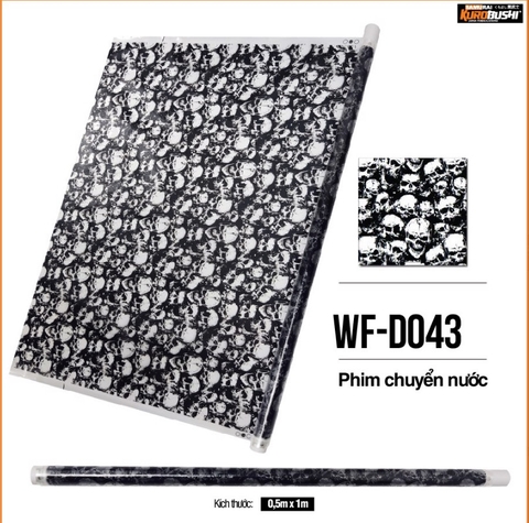 Film chuyển nước Samurai Kurobushi - ĐẦU LÂU ĐEN WFD043 (0.5x1m)