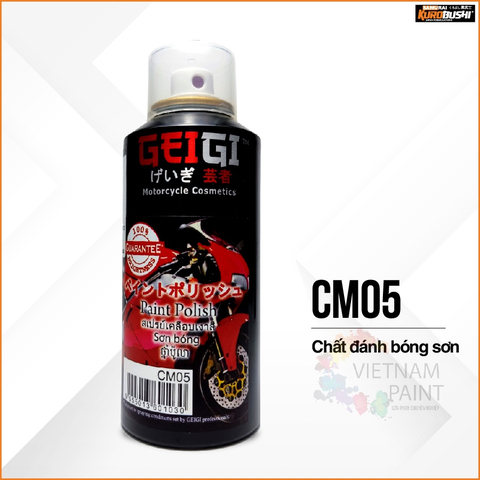 Sơn xịt Samurai Kurobushi -  CHẤT ĐÁNH BÓNG SƠN CM05 (150 ml)
