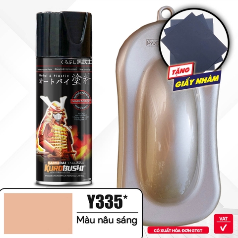 Sơn Samurai - Màu nâu sáng Y335 (400 ml)