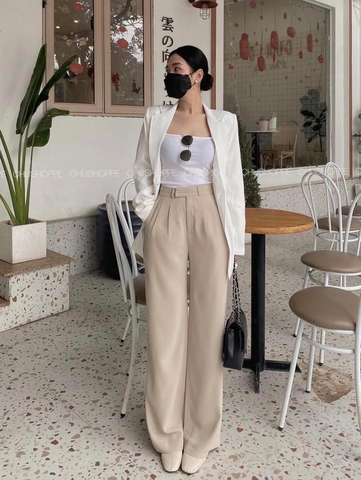 BASIC PANTS - Quần suông 2 ly