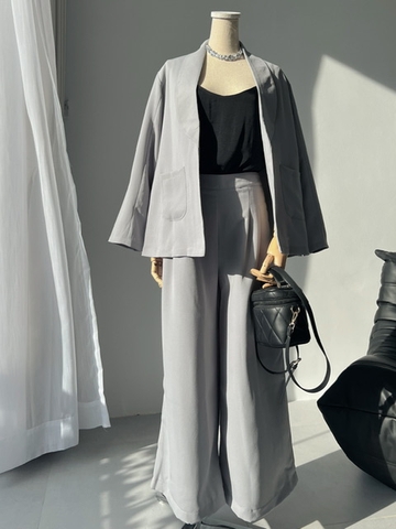 QUẦN - VEST XÁM
