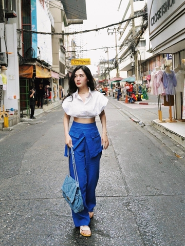 LINEN WRAP PANTS