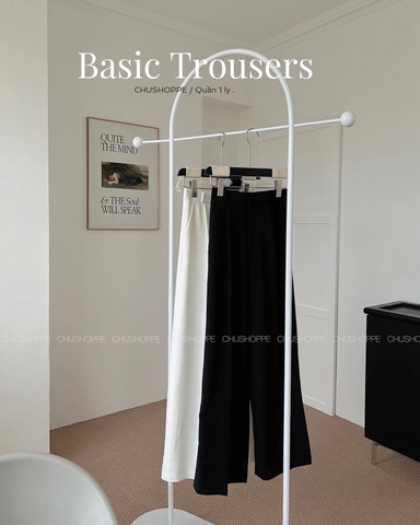 BASIC PANTS - Quần suông 1 ly