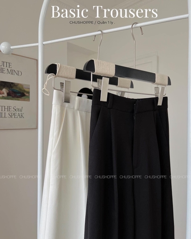 BASIC PANTS - Quần suông 1 ly